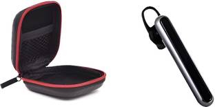 AiFit Single Bluetooth Wireless Earphone Headset with in-Built Mic, Upto 8 Hour Bluetooth