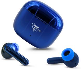 Techio Airdopes 300 TWS Earbud Z5 Spatial Audio, Fast Charging Bluetooth