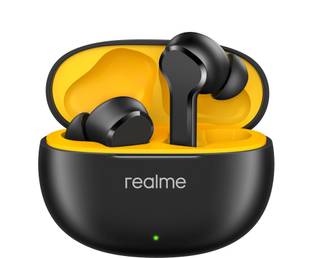 realme Buds T110 (RMA2306) with AI ENC for calls, 38 hours of Playback and Deep Bass Bluetooth