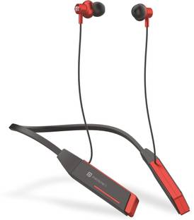 Portronics Harmonics Z2 Wireless Neckband,30Hrs Playtime, ENC, Mic, Inline Controls,5.2v Bluetooth Gaming