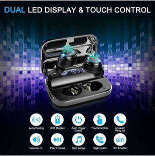 Clairbell M10-VV-M10 EarBuds Wireless Bluetooth Portable Powerbank Charging LED Display Bluetooth