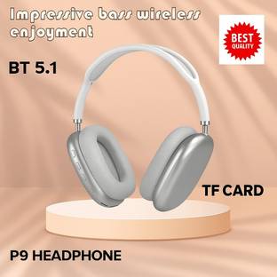 Wingster P9 Wireless Bluetooth Headphones Over Ear With Noise Reductionzs63 Bluetooth Gaming