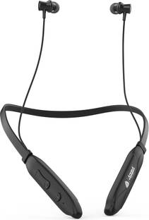 Aroma NB128 Happy 24 Hours Playting Time Deep Bass Made In India Bluetooth Neckband Bluetooth