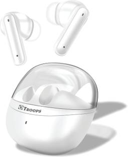 TP TROOPS 35HRS Battery, Fast Charge,Tech,ENx Tech,Transparent LID, v5.3 Bluetooth Earbuds Bluetooth