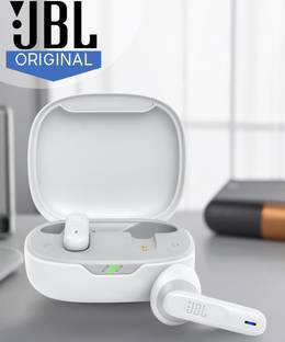 JBL Wave 300 TWS, 26Hr Playtime, Open-Ear Design, JBL Epic Sound, Touch Control Bluetooth Gaming