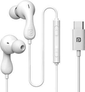 Portronics Conch Kappa in Ear 3.5mm Wired Earphones with In Line HD Mic,Powerful Audio Wired