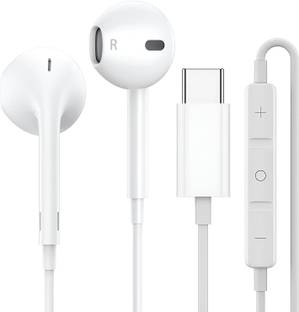 FKU iPhone 15 USB C Earphone Wired (Only for iPhone 15 Series) with Microphone Wired