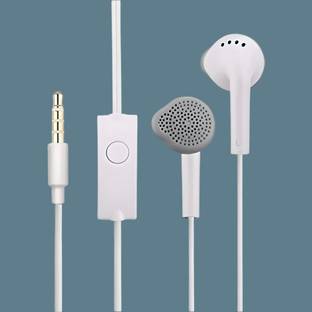 RSTEQ 100%ORIGINAL 3.5 mm SMGMAHI103 White Headphone Deep Bass Sound Wired Earphone Wired Gaming