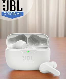 JBL Wave Beam TWS, 32Hr Playtime, IP54, Smart Ambient & TalkThru Mode, JBL App Bluetooth