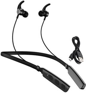 FITRIC Upgraded Latest Wireless Stylish Neckband With Deep Bass Bluetooth