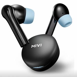 Mivi Duopods D4, 50Hrs Playtime, HD Call, Fast Charging, IPX4, Voice Assistant, 5.3v Bluetooth