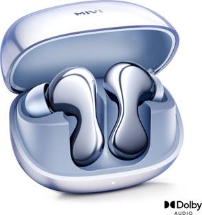 Mivi Superpods Immersio, 60Hrs PT, Dolby Audio, Quad Mic, 3D HD Audio, Fast Chg 5.4v Bluetooth