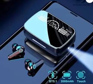 GWALBROS New Edition TWS M19 Gaming Earbuds Bluetooth 5.0 Wireless LED Digital Display F7 Bluetooth