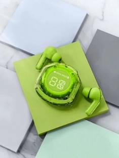BOTIFY Ultrapods Pro Max Transparent Green Trending Truely wireless bluetooth BC 51 Bluetooth