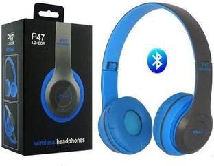 Techobucks Over The Head Wireless Bluetooth Headphone with Soft Ear for Gaming & Music. Bluetooth Gaming