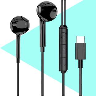Yildiz BassHeads 100 Wired Earphones with Mic For Samsung S21 FE/S10/S10e/S9[62] Wired
