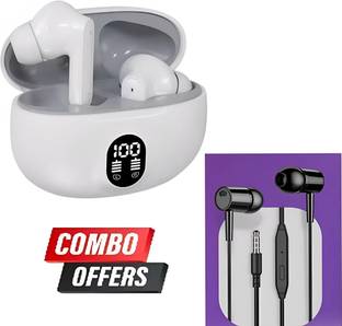 Pb Enterprises Airdrops pro 3 White wireless bluetooth earbuds (Truely wireless) Bluetooth Gaming