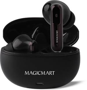 MAGICMART 151 Earbuds Hd Sound & 40hr Playtime, Dual Pairing 4 Mic ENC, Bluetooth