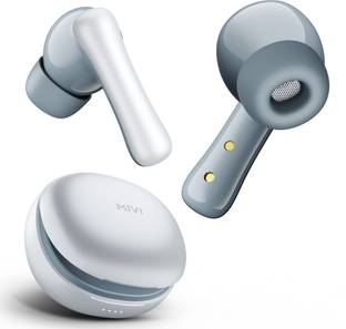 Mivi Duopods I2, 45Hrs Playtime, HD Call, Fast Charging, IPX4, Low Latency, 5.3v Bluetooth