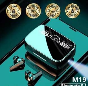 PARYUSHI M19 EarbudsTWS/ DJ15.1 Earbuds with 280H Playtime, Headphones with Power Bank Bluetooth