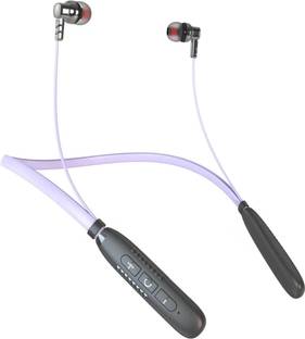 Unix Noble 24 Hours Playing Time Fast Charging Bluetooth Neckband Bluetooth