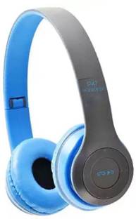 Techpunch ADJUSTABLE WIRELESS HEADPHONE WITH SUPER BASS SOUND QUALITY FOR ALL DEVICE. Bluetooth & Wired