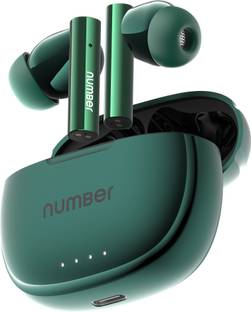 Number Navo Buds X1 w/ 50H Playtime, Dual Pairing, 13mm Speakers, ENC, 45ms Low Latency Bluetooth