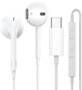 Vntex Type c earphone for iphone 15 and Smartphone S20,s24,FE Note 20 Pixel 5 Wired