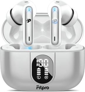 Fitpro J90 Pro Wireless Earbuds with 40-Hour Playtime, Bluetooth 5.3, HiFi Stereo Sound Bluetooth
