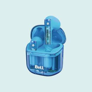 BELL TWS PodsClear in-Ear Wireless Charging Portable Bluetooth Earbuds, Finger Sensor Bluetooth