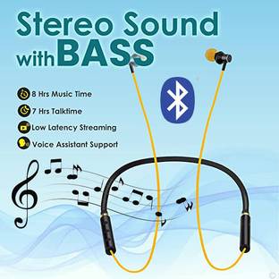 Gadget Master Neckband bluetooth unstoppable sound voice wireless for music lover Bluetooth Gaming