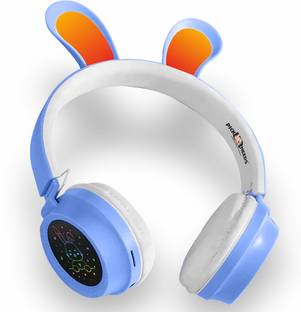 Make Ur Wish Bluetooth Wireless Kids Headphone With Microphone Rabit Design Headphone For Kid Bluetooth & Wired
