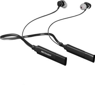 MEGABAR 111 25HR IPX4 With Deep Bass Neckband Earphone Headphone HDMIC 10mm Driver Bluetooth