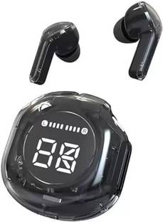 BOTIFY Ultrapods Pro Max Transparent Trending Truely Black wireless bluetooth BR 47 Bluetooth