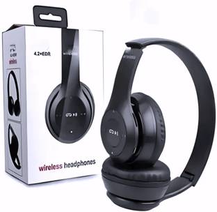 house of common Wireless Over-Ear Headphones with Aux Jack and Breathable Mesh Ear Pads_WP Bluetooth & Wired