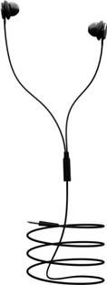 IAIR S8Max in-Ear Wired Earphone with Mic,Enhanced bass, Soft Silicon Ear Tips- Black Wired