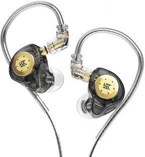 KZ Wired In-Ear Monitor Earphone Dual Magnetic Driver,5N OFC Cable (No Mic) Wired without Mic