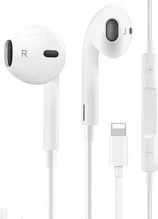 MARS Wired In Ear Earphones with mic for Calling and Music Compatible lightning Wired Wired