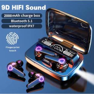 GUGGU M19-EX-M19 Bluetooth 5.1 Wireless Earbuds Touch Waterproof LED Digital Display Bluetooth