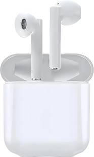 AJ HUB Twin Dual Wireless Bluetooth Stereo Headset i12 With Charging Case And Cable Bluetooth