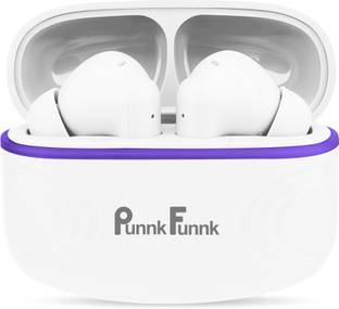 PunnkFunnk Fusion IV Superstar Upto 50 Hours Playtime Deep Bass Fast Charging Earbuds Bluetooth