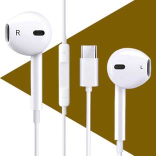 Bxeno Type C Handsfree with Mic S23 FE/S23/S24/A35 5G/A55 5G/M55 5G[8] Wired