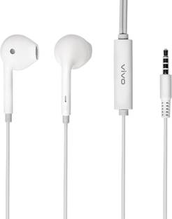 vivo XE160 Earphones with 3.5mm jack & mic, compatible with Smartphones & Tablets Wired