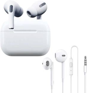 U7 Airbuds Pro, Wireless Earbuds, True Wireless Headphone & Wired Earphone Combo Bluetooth