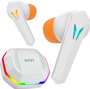 Mivi Commando X7,35ms Low Latency,13mm Bass,50H Playtime,Dual Mic AI ENC,TypeC,5.3 Bluetooth