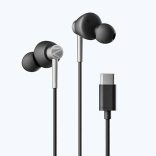 renotch Zeb-Buds 50C Typc C- Earphone, 14MM Driver, Metallic Design Wired