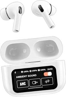 snowbudy A 9Pro max Wireless Earbuds-Digital Display Earbuds-Active Noise Cancellation Bluetooth Gaming