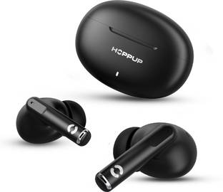 HOPPUP AirDoze S40 Earbuds with 13MM Drivers, 40H Playtime, Rage Mode,ENC & Type-C Bluetooth