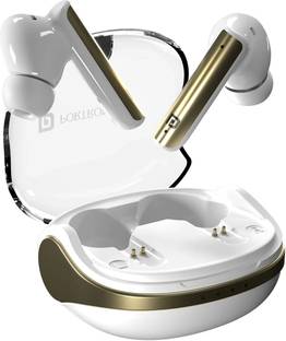 Portronics Twins S7 Smart TWS Earbuds with ENC, Quad Mics, Voice Assistant Bluetooth(White) Bluetooth