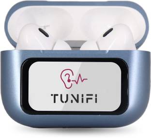 Tunifi Color LCD Pro True Wireless Noise Cancelling Earbuds, 6-Mic, Smart LCD Display Bluetooth